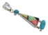 Southwestern Multicolor Silver Pendant RX54575